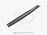 Side Skirts Diffusers compatible with Skoda Scala (2019-UP) - Carbon Look