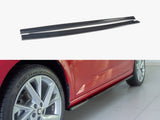 Side Skirts Diffusers compatible with Skoda Scala (2019-UP) - Carbon Look
