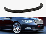 Front Splitter compatible with Skoda Superb II (For Sport Front Bumper Spoiler)