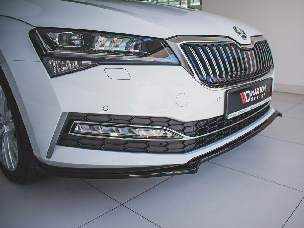 Front Splitter V.1 compatible with Skoda Superb Mk3 FL (2019-)