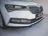 Front Splitter V.1 compatible with Skoda Superb Mk3 FL (2019-)