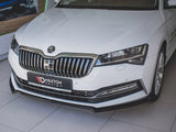 Front Splitter V.1 compatible with Skoda Superb Mk3 FL (2019-)