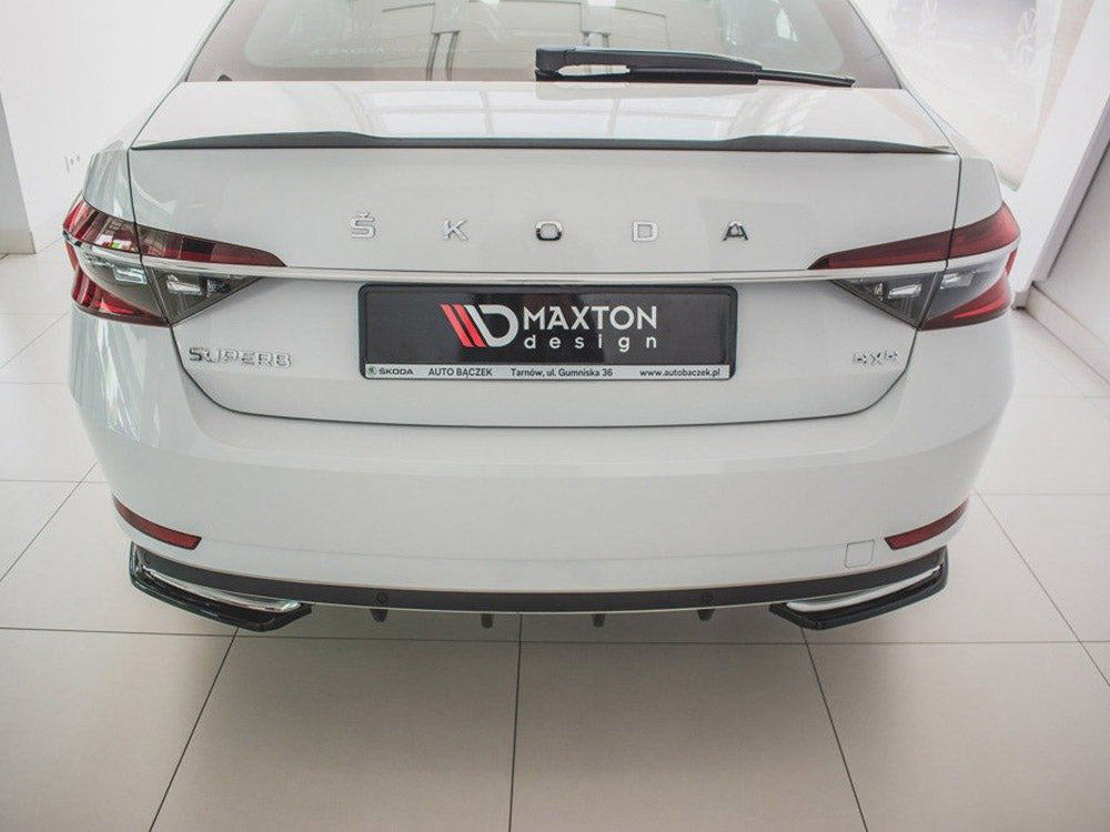 Rear Side Splitters compatible with Skoda Superb Liftback / Estate Mk3 Facelift