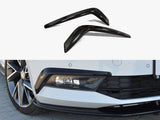 Frames For Lights compatible with Skoda Superb III - Carbon Look