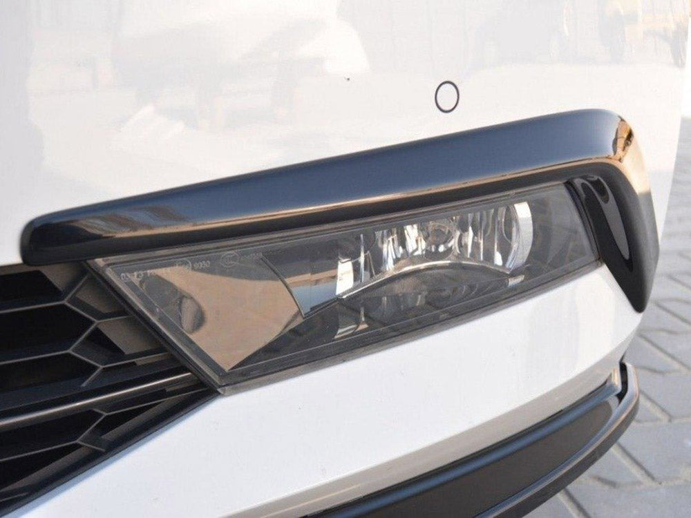 Frames For Lights compatible with Skoda Superb III - Carbon Look