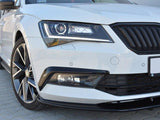 Frames For Lights compatible with Skoda Superb III - Carbon Look