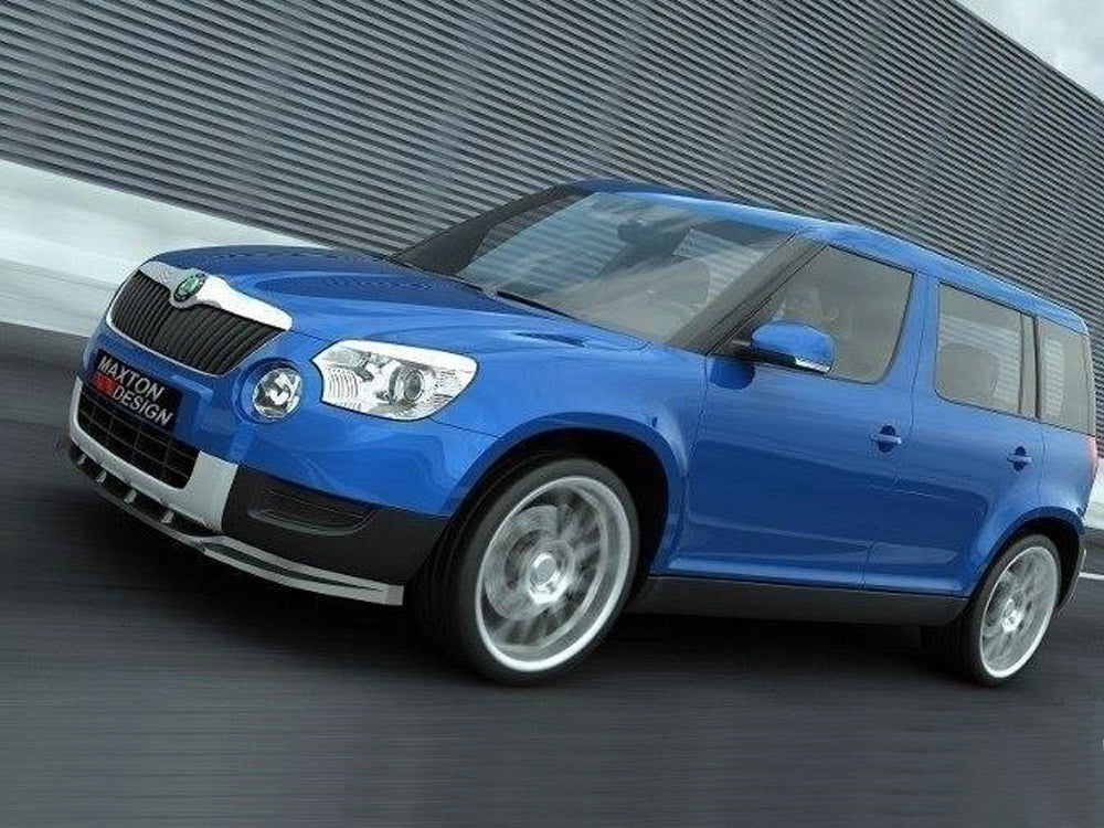 Front Splitter compatible with Skoda Yeti (2009-2013)
