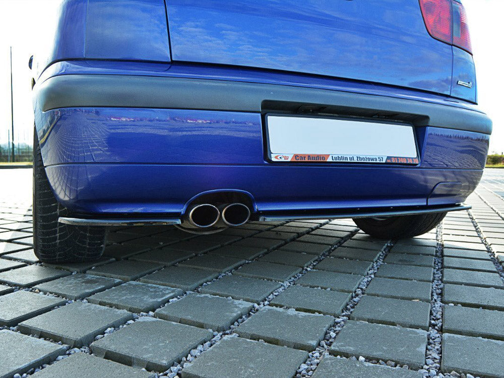 Rear Side Splitters compatible with SEAT Ibiza Mk2 Facelift Cupra - Carbon Look