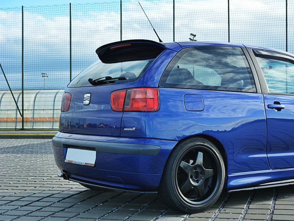 Rear Side Splitters compatible with SEAT Ibiza Mk2 Facelift Cupra - Textured