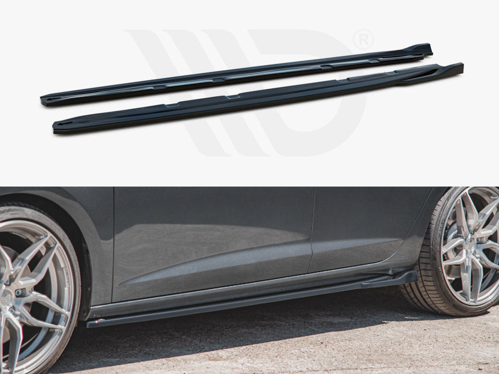 Side Skirts Diffusers V.4 Seat Leon Mk3 Cupra / FR Facelift