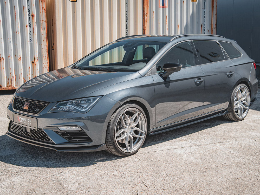 Side Skirts Diffusers V.4 Seat Leon Mk3 Cupra / FR Facelift