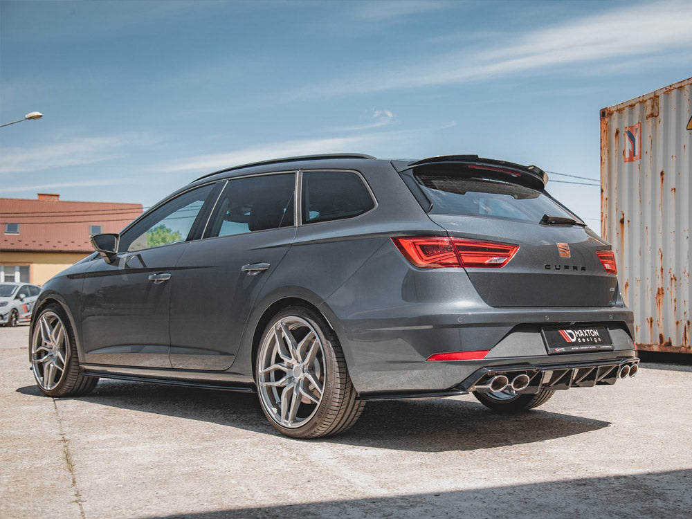 Rear Side Splitters V.2 Seat Leon Cupra MK3 Facelift Estate (2017-2019)