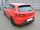 Rear Diffuser &amp; Rear Side Splitters compatible with SEAT Leon Mk3 Cupra