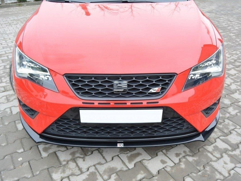 Front Splitter compatible with SEAT Leon III Cupra / FR Carbon Look