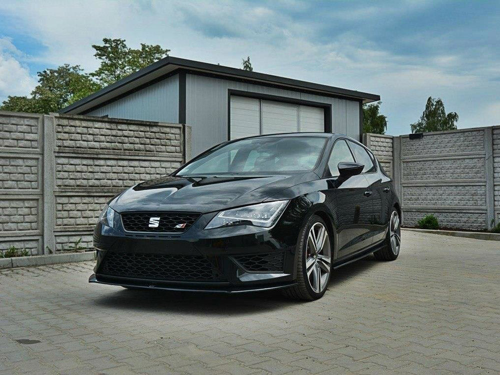 Front Splitter compatible with SEAT Leon III Cupra / FR Carbon Look