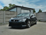 Front Splitter compatible with SEAT Leon III Cupra / FR Carbon Look