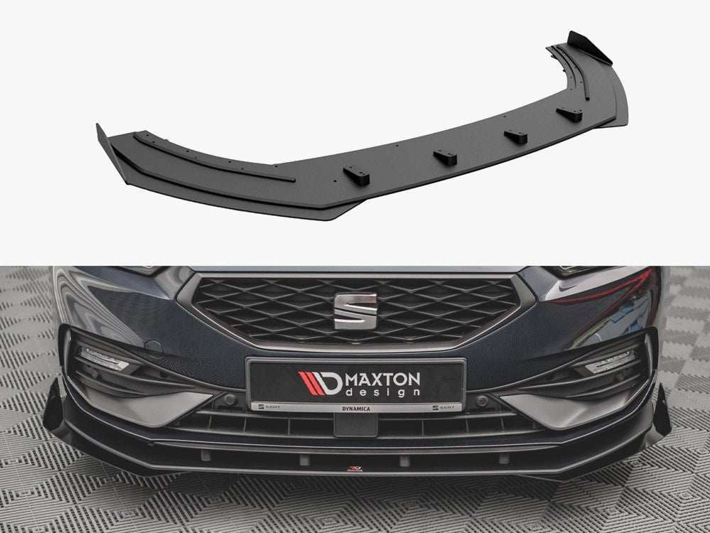 Street PRO Front Splitter + Flaps compatible with SEAT Leon FR Mk4