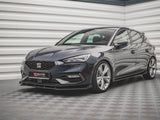 Street PRO Front Splitter + Flaps compatible with SEAT Leon FR Mk4