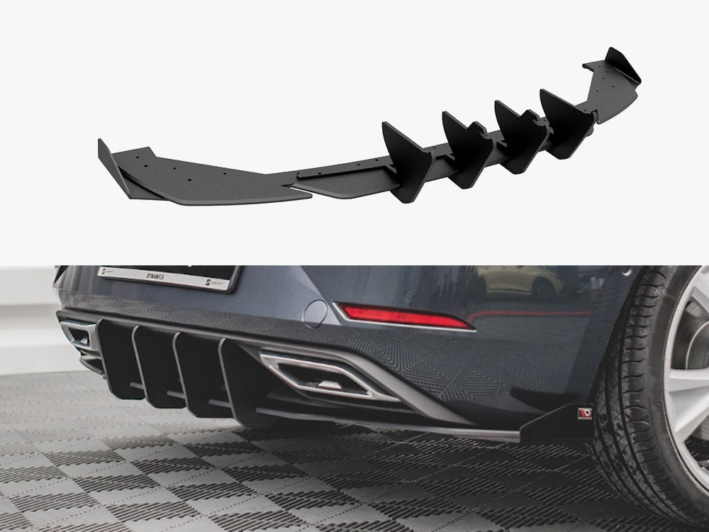 Street PRO Rear Valance + Flaps compatible with SEAT Leon FR Hatchback Mk4