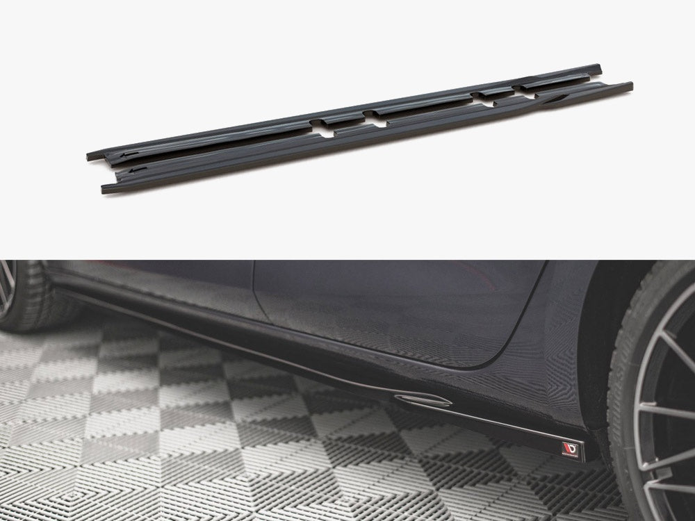 Side Skirts Diffusers V.1 compatible with SEAT Leon FR ST / Hatchback Mk4 / CUPRA Leon ST / Hatchback Mk1 / Mk1 Facelift