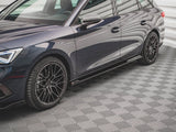 Side Skirts Diffusers V.2 compatible with SEAT Leon FR ST / Hatchback Mk4 / CUPRA Leon ST / Hatchback Mk1 / Mk1 Facelift