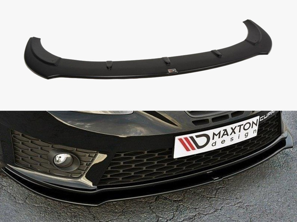 Front Splitter V.1 compatible with SEAT Leon Mk2 Cupra / FR Facelift