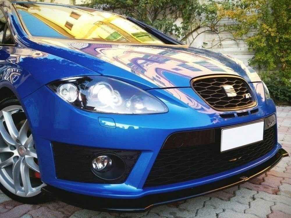 Front Splitter V.1 compatible with SEAT Leon Mk2 Cupra / FR Facelift