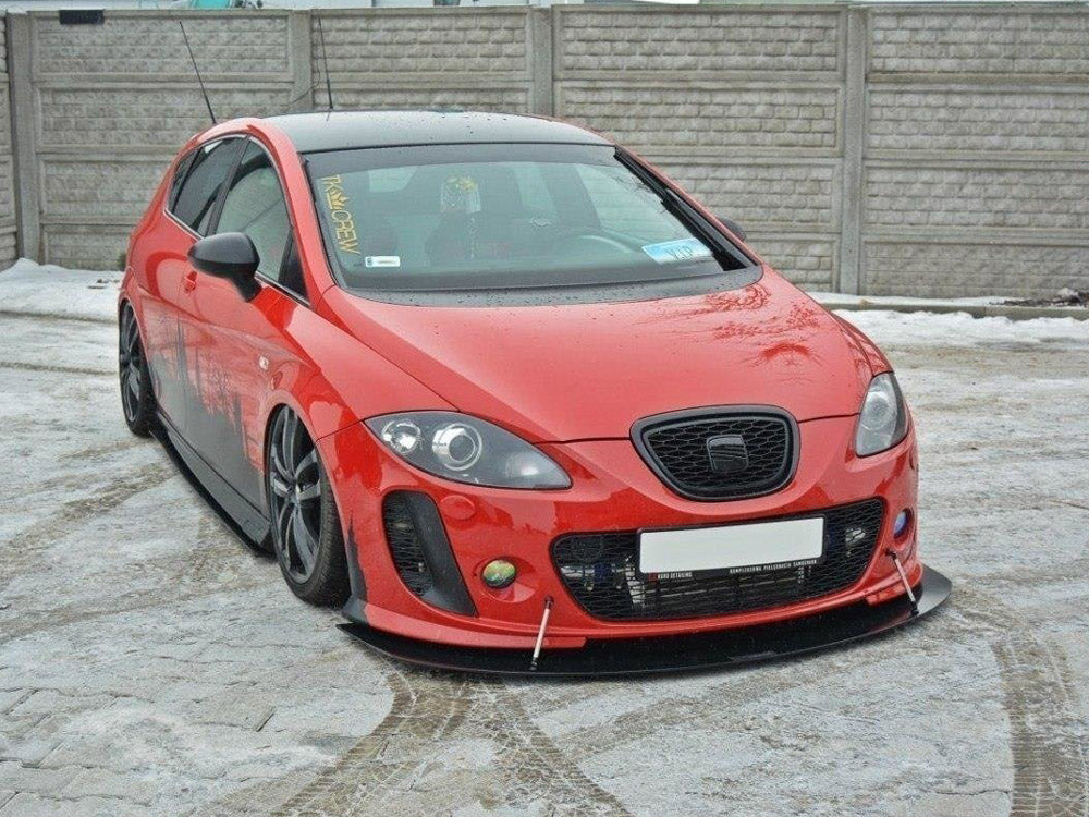 MAXTON DESIGN Front Racing Splitter V.1 Seat Leon MK2 MS Design