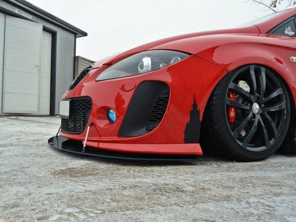 MAXTON DESIGN Front Racing Splitter V.1 Seat Leon MK2 MS Design