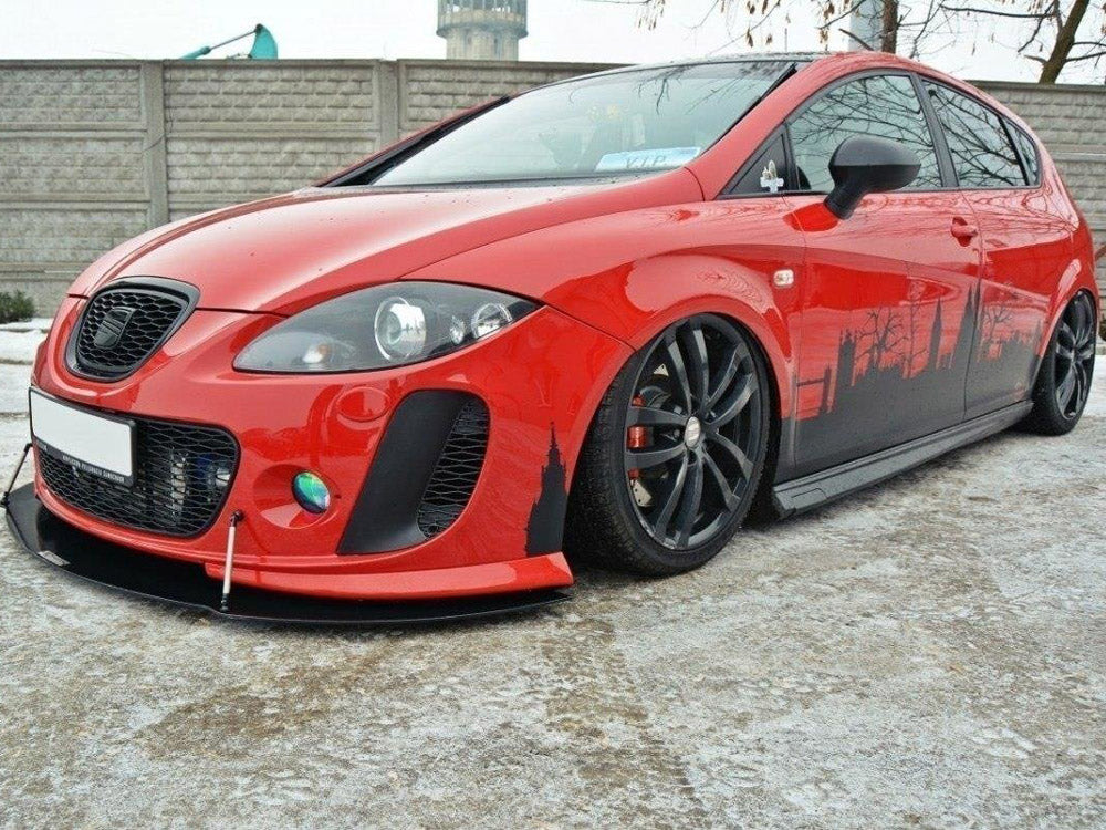 Front Racing Splitter V.2 compatible with SEAT Leon Mk2 MS Design