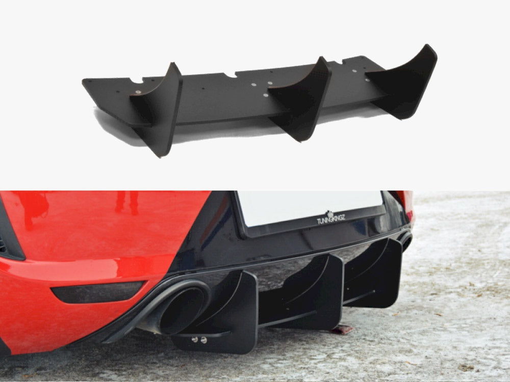 Rear Diffuser compatible with SEAT Leon Mk2 MS Design