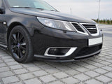 Front Splitter compatible with Saab 9-3 Aero Mk2 Facelift (2007-2011)