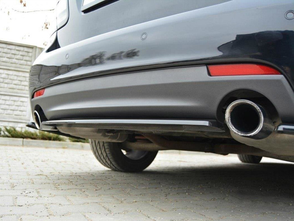 Central Rear Splitter compatible with Saab 9-3 Aero Mk2 Facelift (2007-2011)
