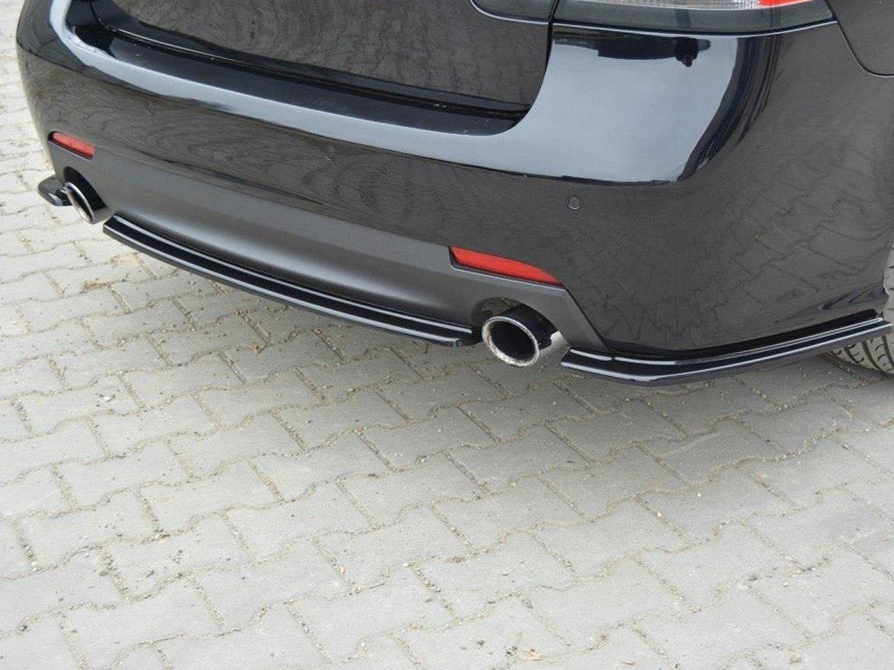 Central Rear Splitter compatible with Saab 9-3 Aero Mk2 Facelift (2007-2011)