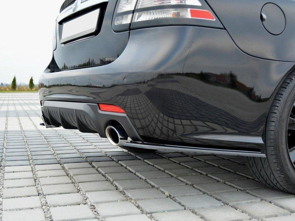 Rear Side Splitters compatible with Saab 9-3 Aero Mk2 Facelift (2007-2011)