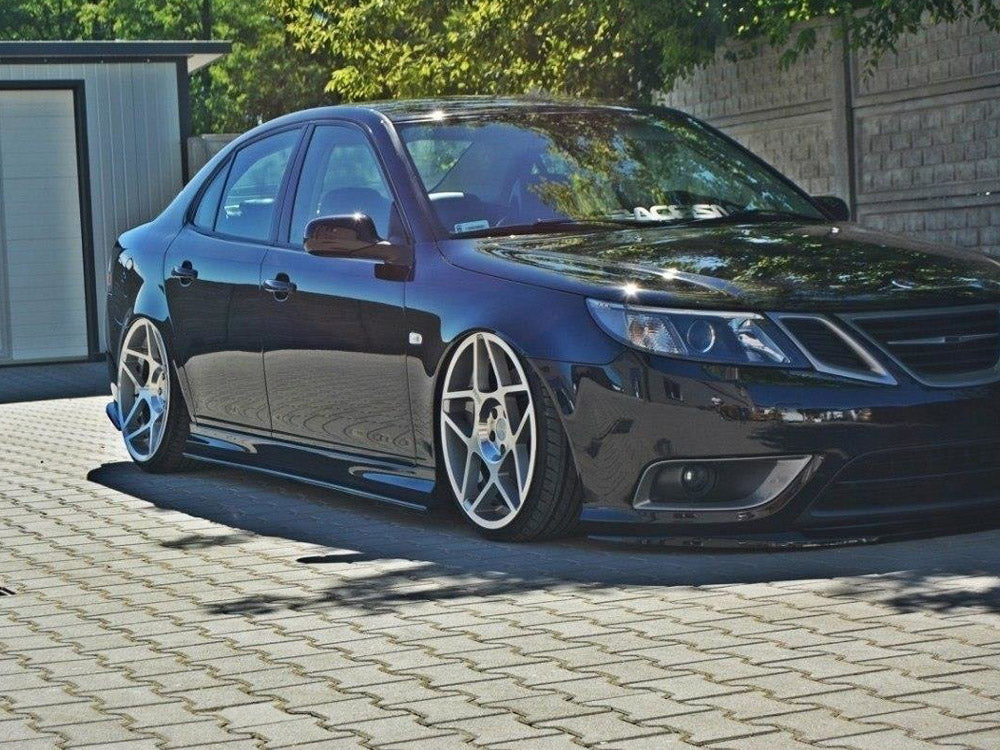 Side Skirts Diffusers compatible with Saab 9-3 Turbo X / Aero Facelift