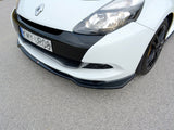 Front Splitter V.1 compatible with Renault CLIO Mk3 RS Facelift (2009-2012)
