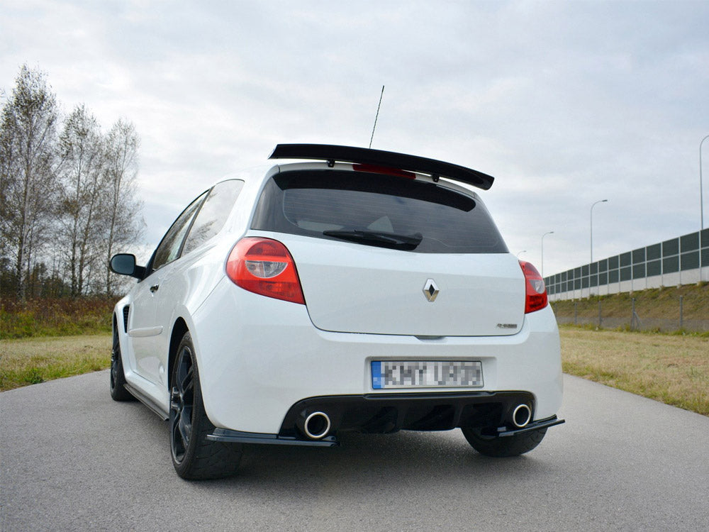 Rear Side Splitters compatible with Renault CLIO Mk3 RS Facelift (2009-2012)