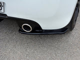 Rear Side Splitters compatible with Renault CLIO Mk3 RS Facelift (2009-2012) - Textured