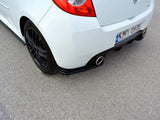 Rear Side Splitters compatible with Renault CLIO Mk3 RS Facelift (2009-2012)