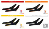 Rear Side Splitters Renault CLIO MK3 RS (2006-2009)