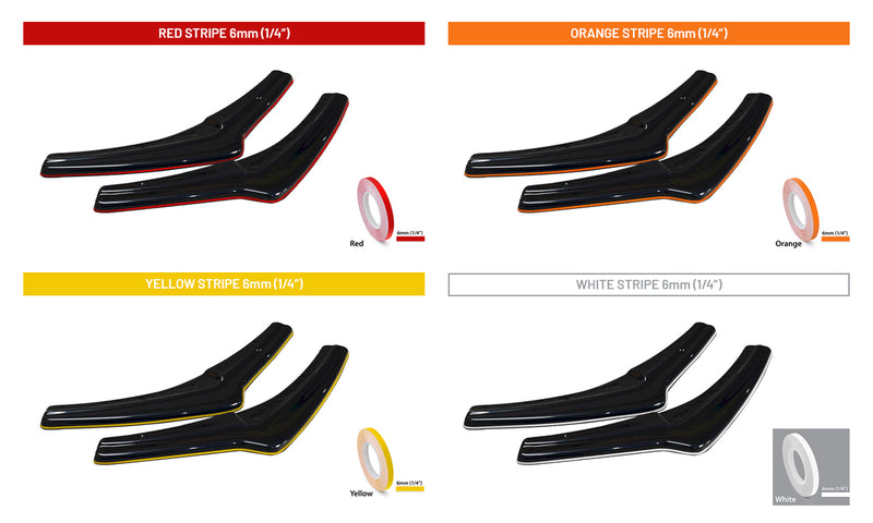 Rear Side Splitters Renault CLIO MK3 RS (2006-2009)