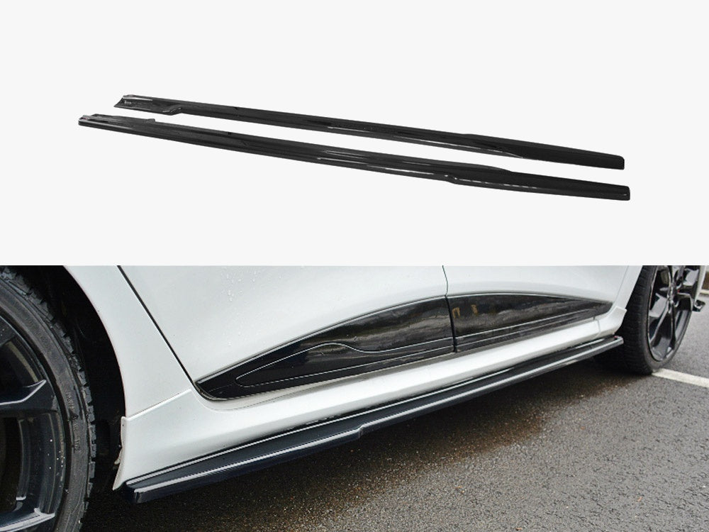 Side Skirts Splitters compatible with Renault CLIO Mk4 RS (2013-2019)