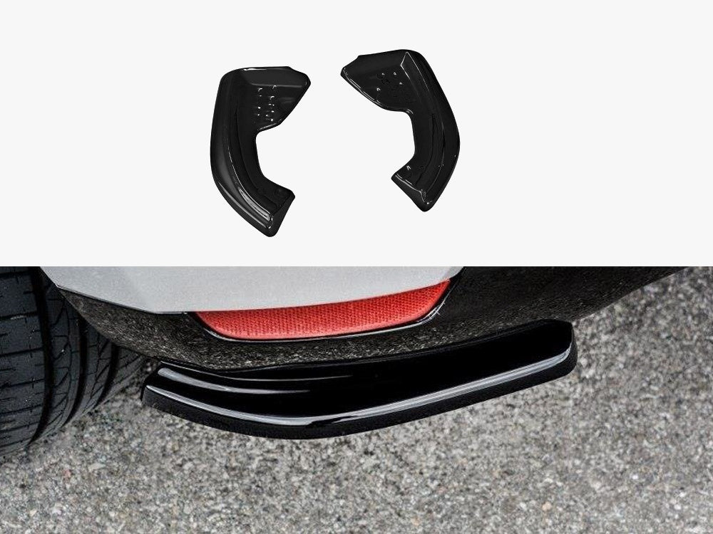 Rear Side Splitters compatible with Renault CLIO Mk4 Standard (2012-2016)