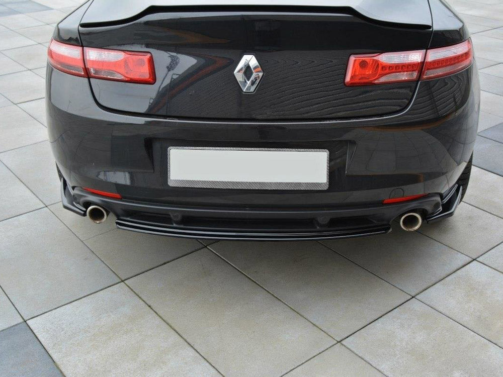 Central Rear Splitter compatible with Renault Laguna Mk3 Coupe (2008-2015)