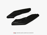 Rear Side Splitters compatible with Renault Laguna Mk3 Coupe (2008-2015) - Carbon Look