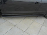Side Skirts Splitters compatible with Renault Laguna Mk3 Coupe (2008-2015) - Carbon Look