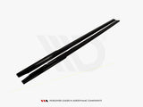 Side Skirts Diffusers compatible with Renault Megane II RS