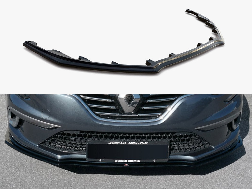 Front Splitter compatible with Renault Megane Mk4 GT-Line (2016-)
