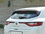 Spoiler CAP compatible with Renault Megane Mk4 Hatchback (2016-UP) - Carbon Look